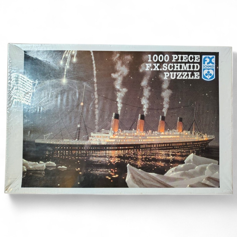 Vtg 1996 Titanic 1000 Piece Puzzle F.X. Schmid Ken Marschall Art NEW SEALED